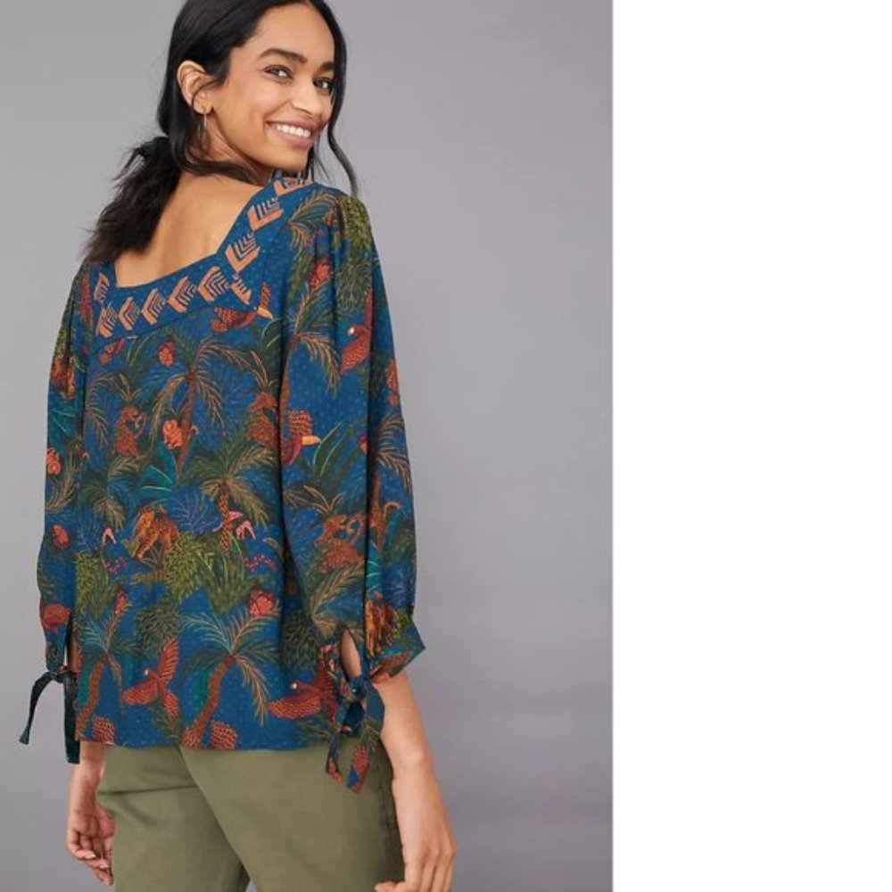 NEW Farm Rio Bianca Blouse - Picture 5 of 5